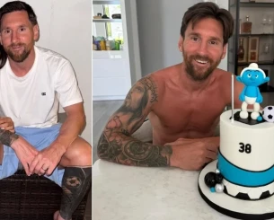 «Χρόνια πολλά, γκρινιάρη γέρο!» - Η τρομερή τούρτα γενεθλίων του Μέσι με στρουμφάκια