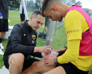 Αποχώρησαν από την προπόνηση Μουκουντί-Χρυσόπουλος, στο ξενοδοχείο Λαμέλα-Οντουμπάτζο