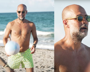 Ενας άλλος Γκουαρδιόλα - Ξυπόλητος και με μαγιό «μαγεύει» με την μπάλα σε παραλία (video)