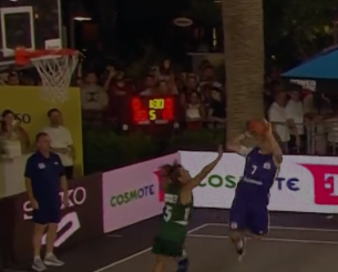 Άρτια τεχνική, συνεχόμενες ντρίμπλες και τελείωμα του Καραγκούνη εντός ρακέτας (video)