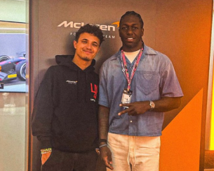 Δύο σούπερ-σταρ μαζί: Ο Κέντρικ Ναν φωτογραφήθηκε με τον Λάντο Νόρις