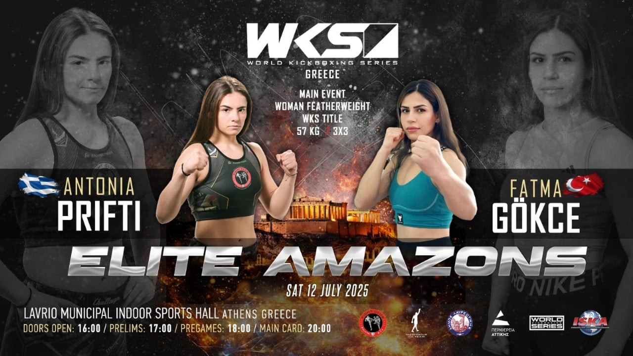 Kickboxing: Mega event στο Λαύριο - Η παγκόσμια πρωταθλήτρια Αντωνία Πρίφτη αντιμετωπίζει την Φατμά Κοκτσέ