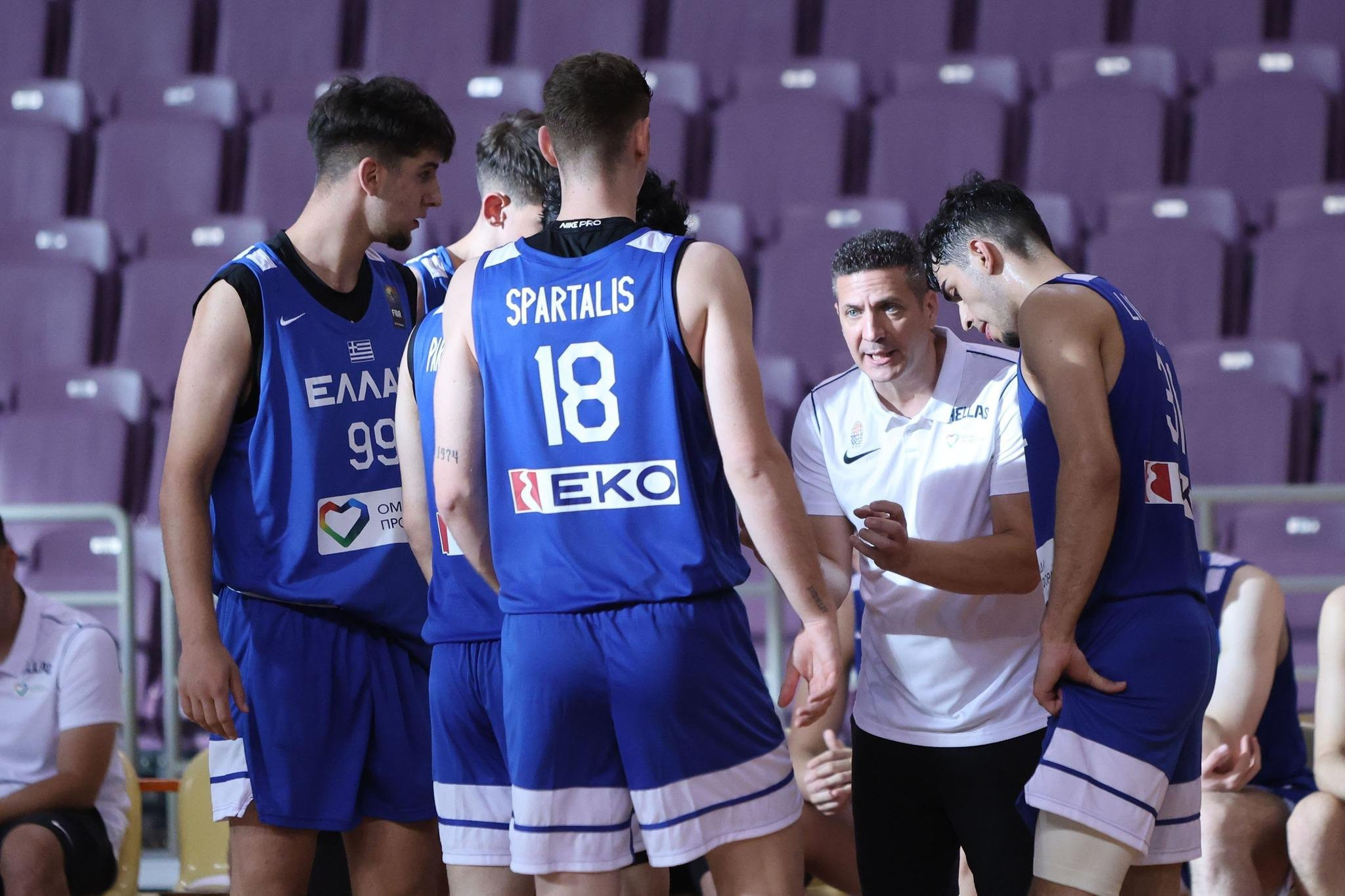 Η 12άδα της Εθνικής Νέων για το Eurobasket U20