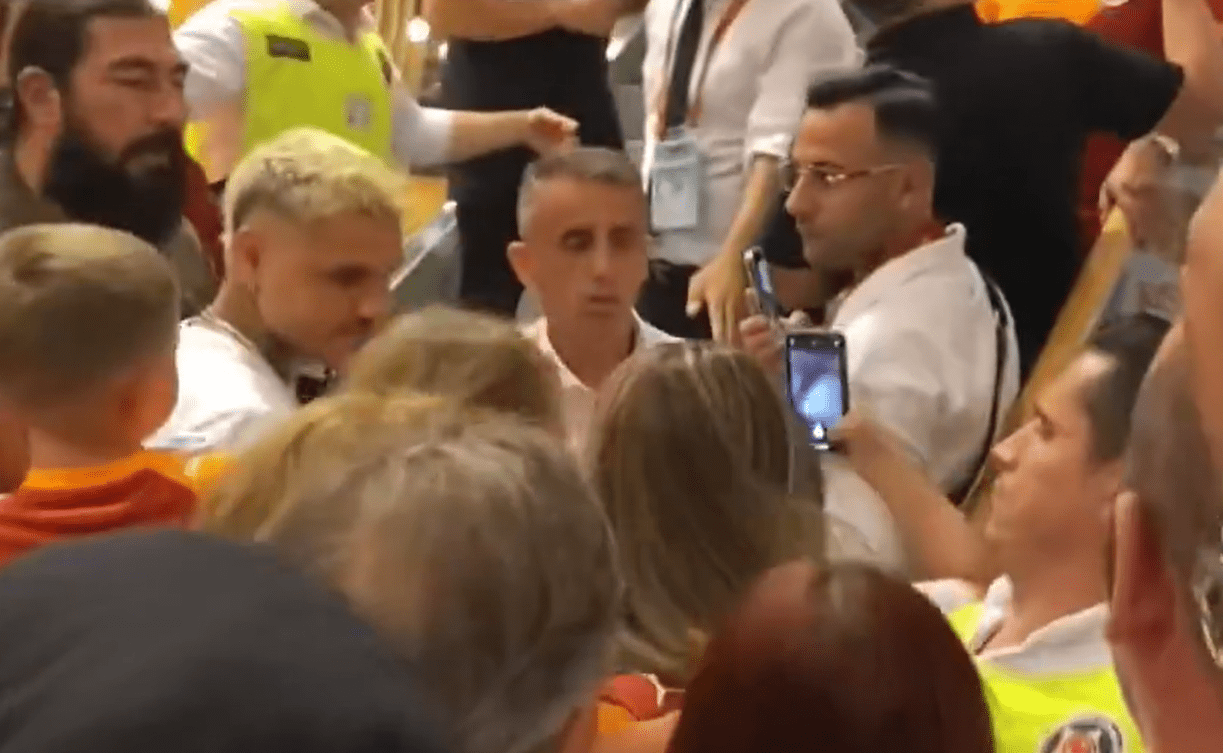 Χαμός στην Τουρκία με Ικάρντι - Εριξε κουτουλιά σε οπαδό (video)