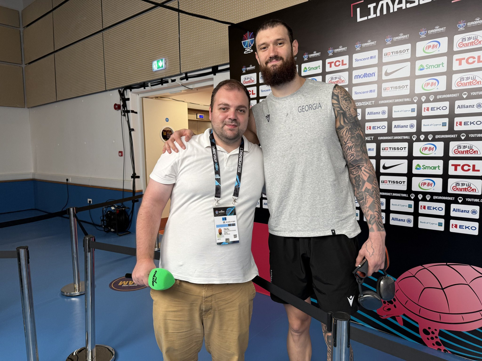 Ο Σάντρο Μαμουκελασβίλι στο Athletiko: «Την τελευταία φορά που έκανα trash talking στον Γιάννη δεν πήγε καλά»