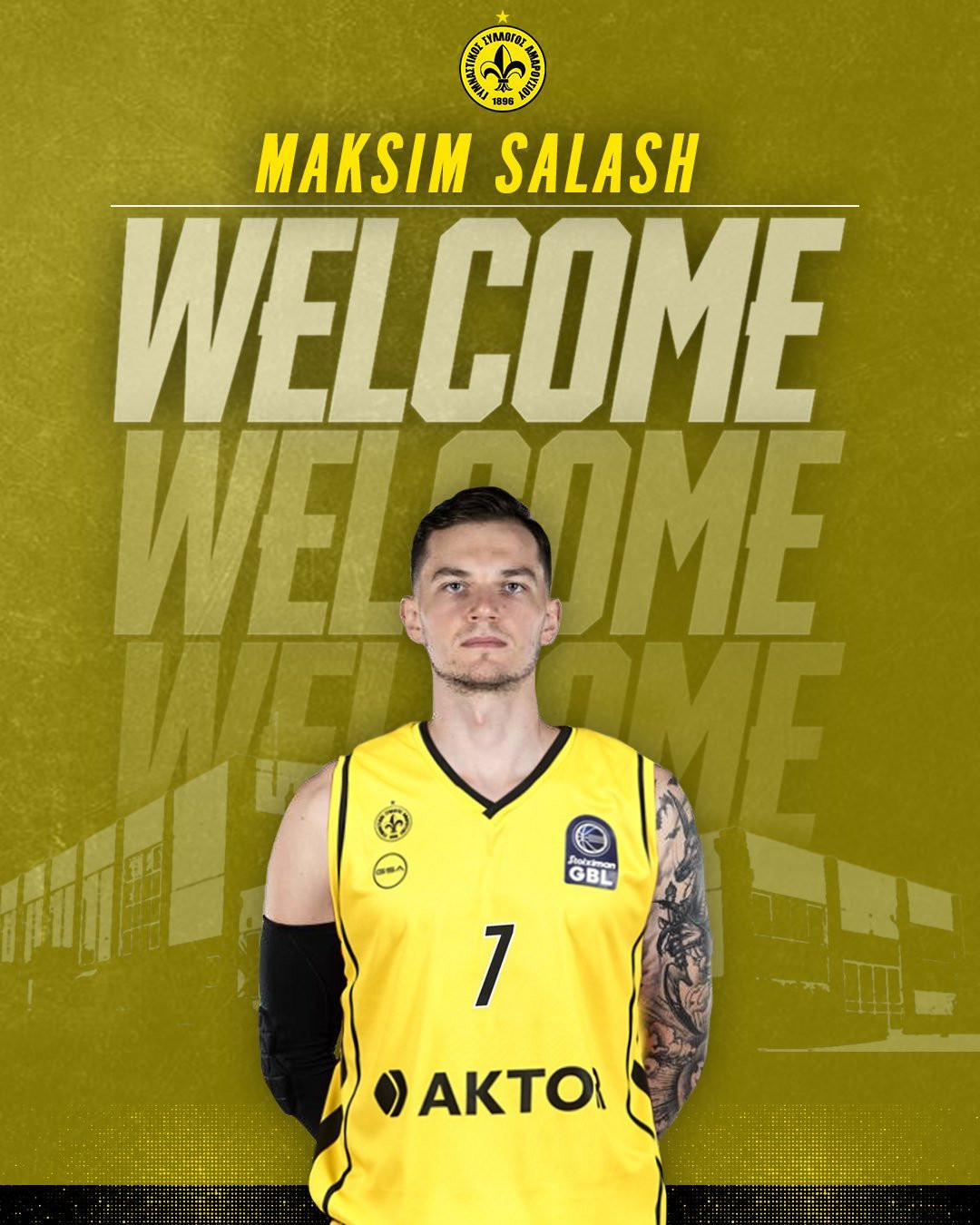 Το Μαρούσι ανακοίνωσε την απόκτηση του Μαξίμ Σάλας μέχρι το 2027