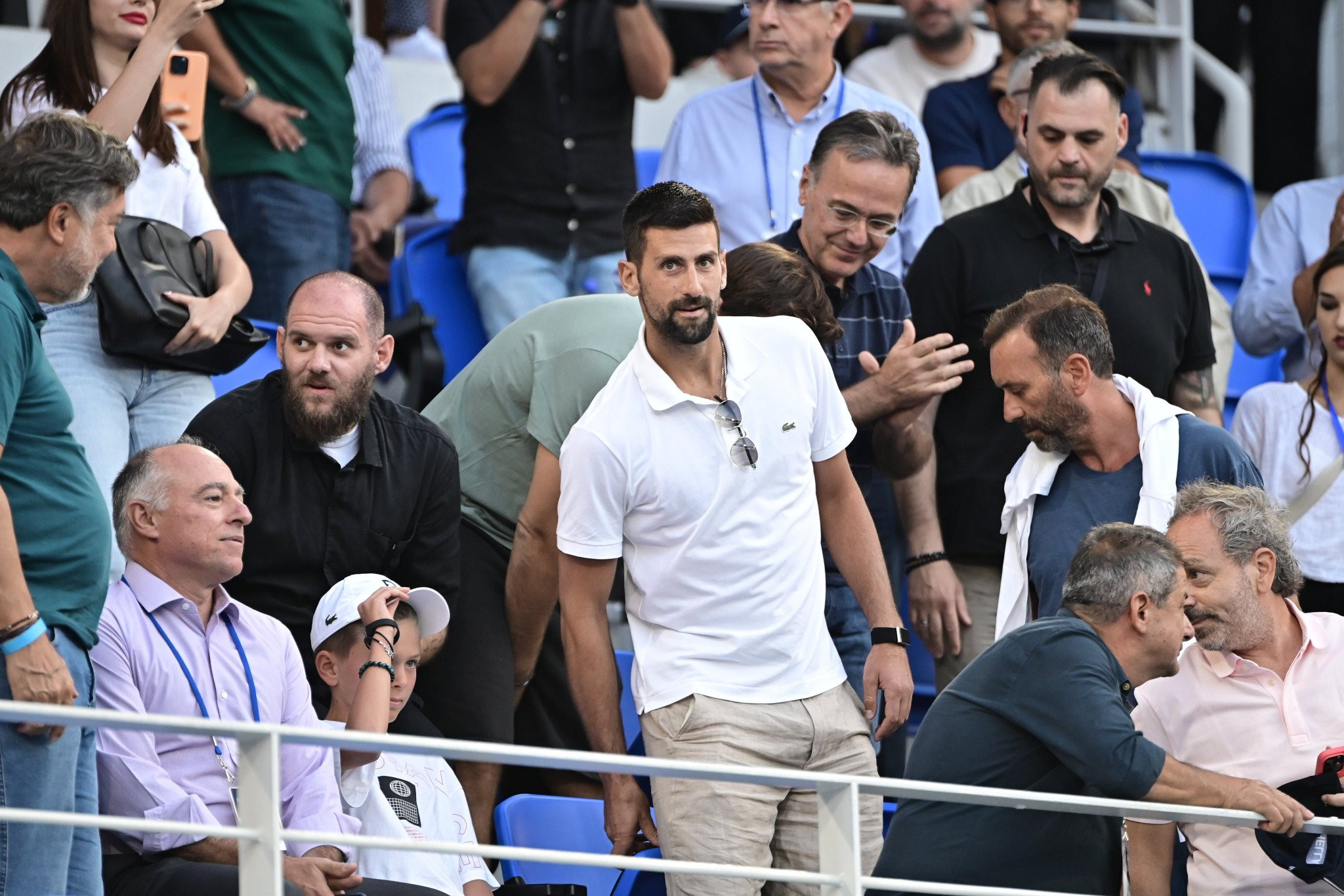 Ο Νόβακ Τζόκοβιτς στο T-Center - Γιούχαραν οι φίλοι του Παναθηναϊκού, ο λόγος (video)