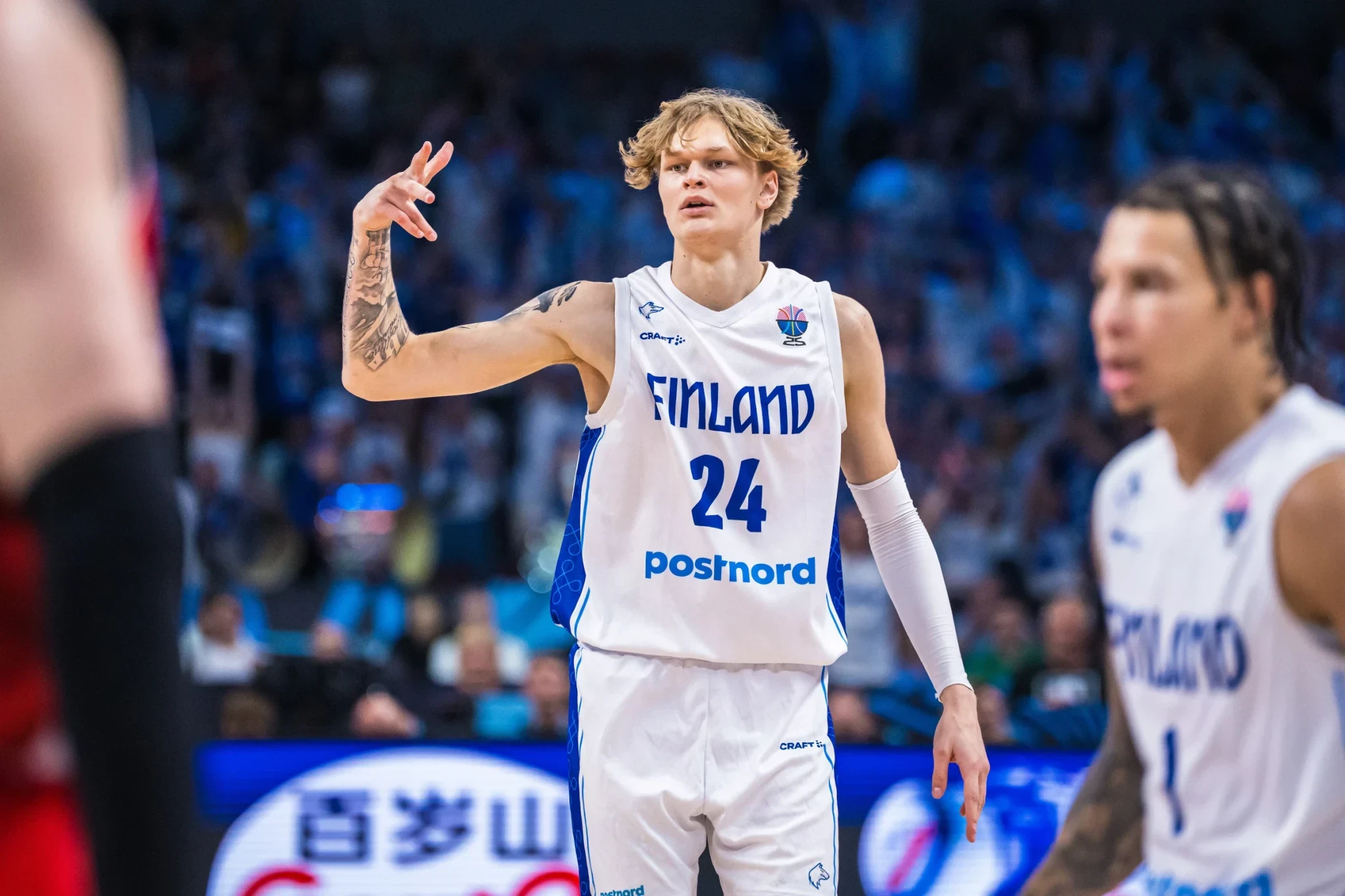 Υπερηχητικό ημίχρονο από την Φινλανδία με 57 πόντους και 67% τρίποντο!