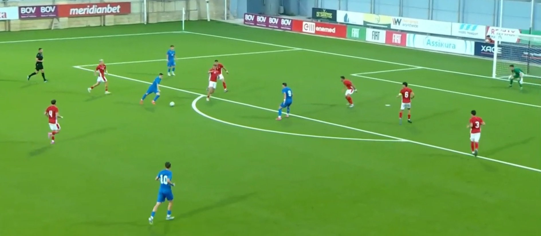 Γκολάρα Πνευμονίδη για το 0-1 της Κ21 της Ελλάδας στη Μάλτα (video)
