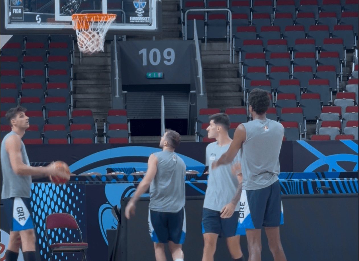 Πάτησε παρκέ στην Xiaomi Arena η Εθνική ομάδα: Το video του Athletiko από το πρώτο ξεμούδιασμα