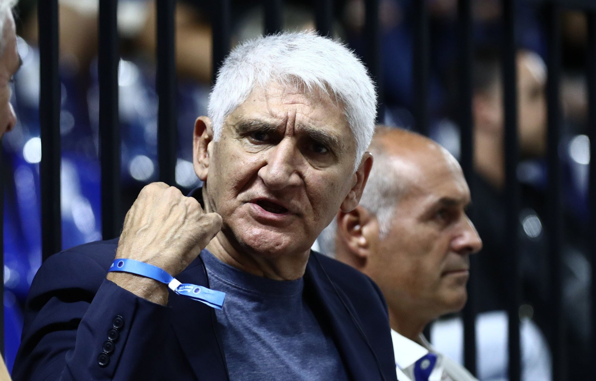 Ο Παναγιώτης Γιαννάκης στο κλειστό της «Καλλιθέας» για το Super Cup (video)