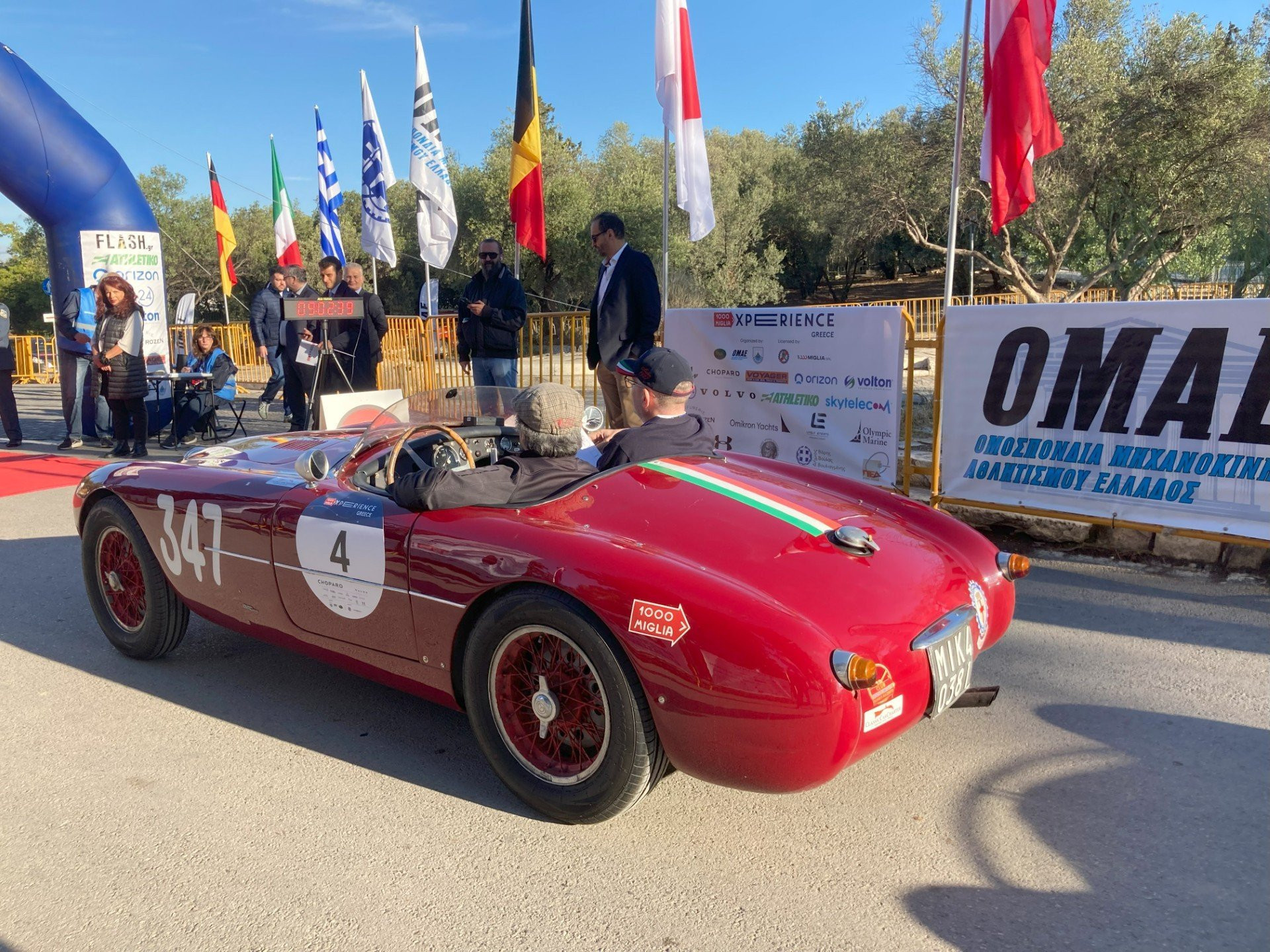 Το 1000 Miglia ξεκινά από την Ακρόπολη