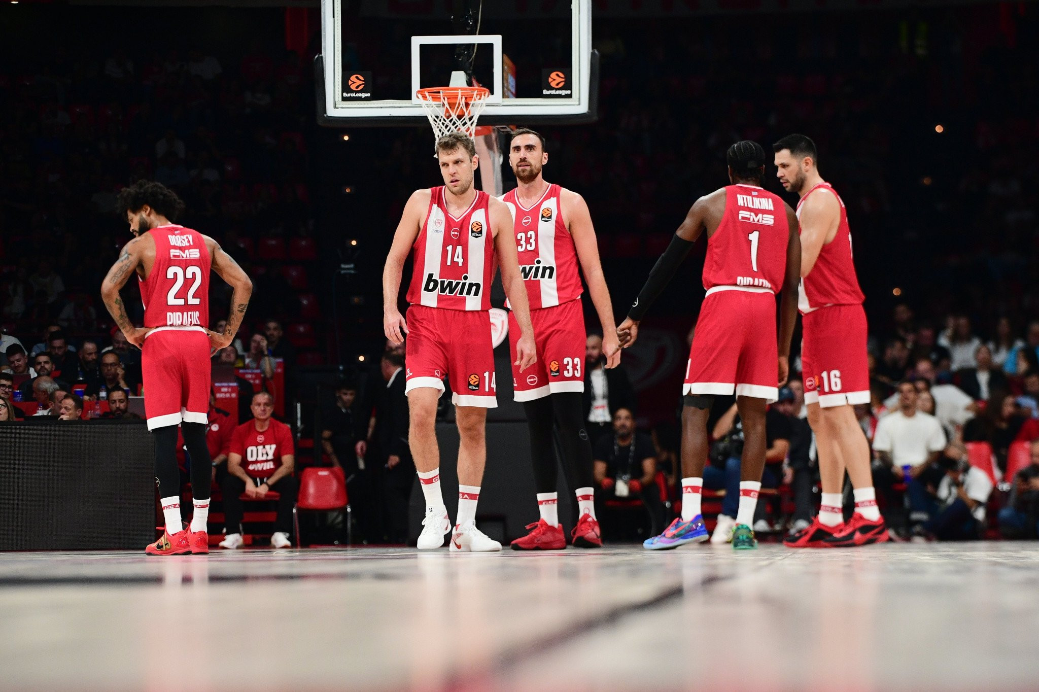 H βαθμολογία της EuroLeague μετά τη νίκη του Ολυμπιακού επί της Dubai BC