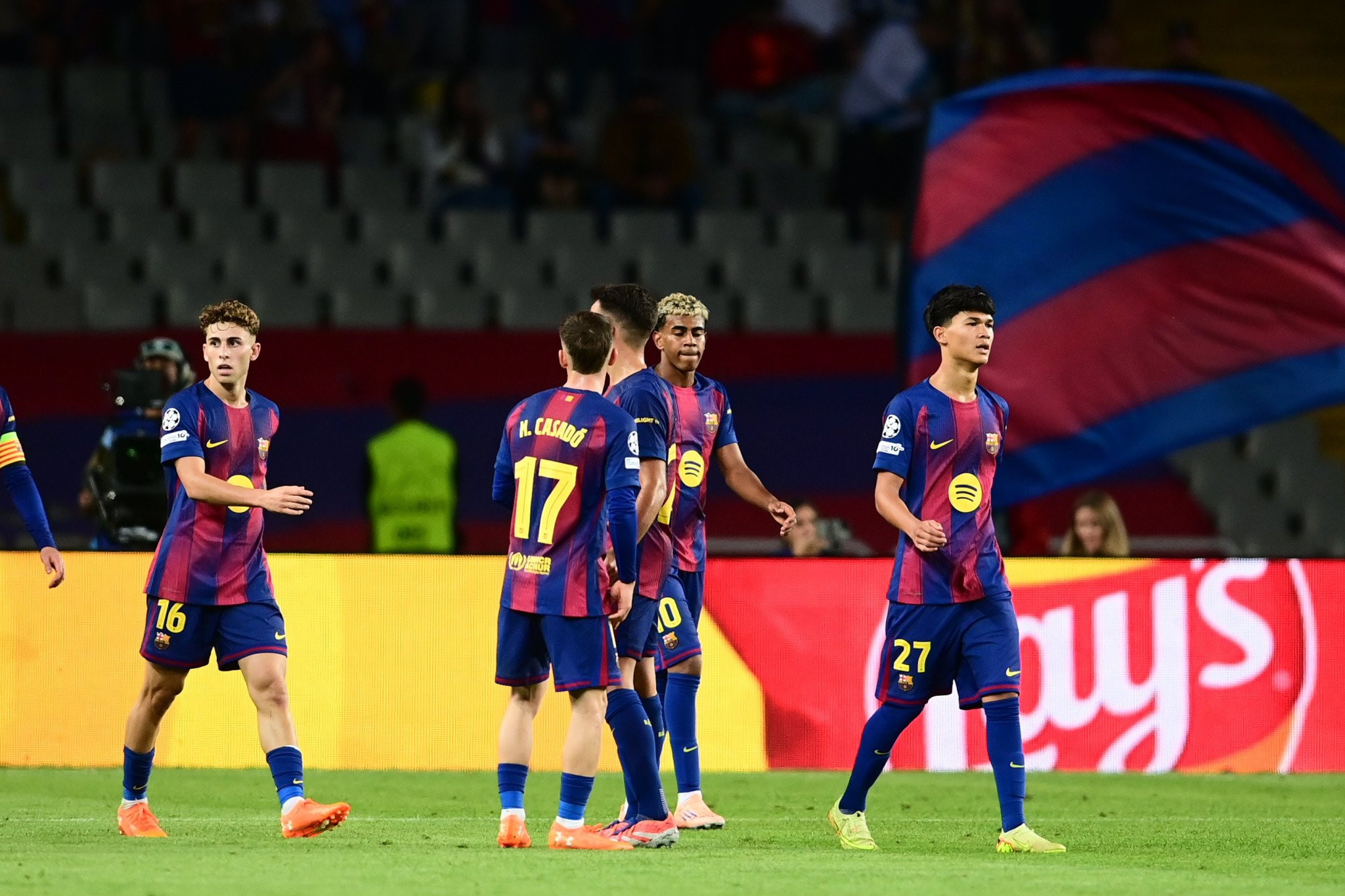 Τα τέσσερα γκολ της Μπαρτσελόνα μετά την αποβολή του Έσε (videos)