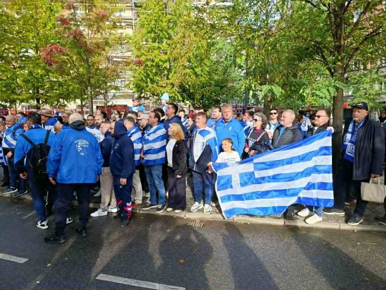 «Γαλανόλευκο» το κέντρο της Κοπεγχάγης (video)