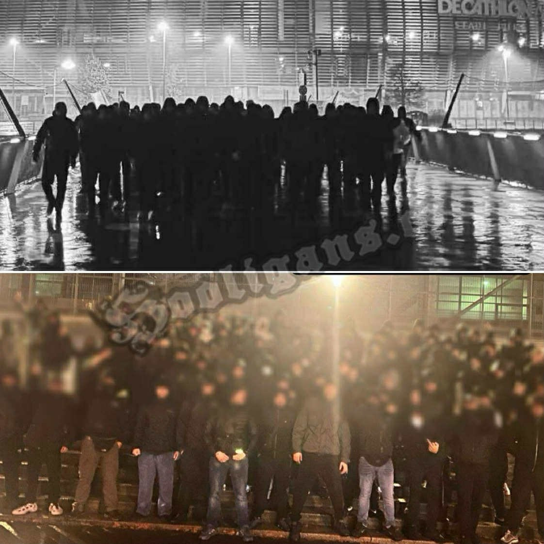 Επεισόδια μεταξύ οπαδών της Λιλ και του ΠΑΟΚ (video)