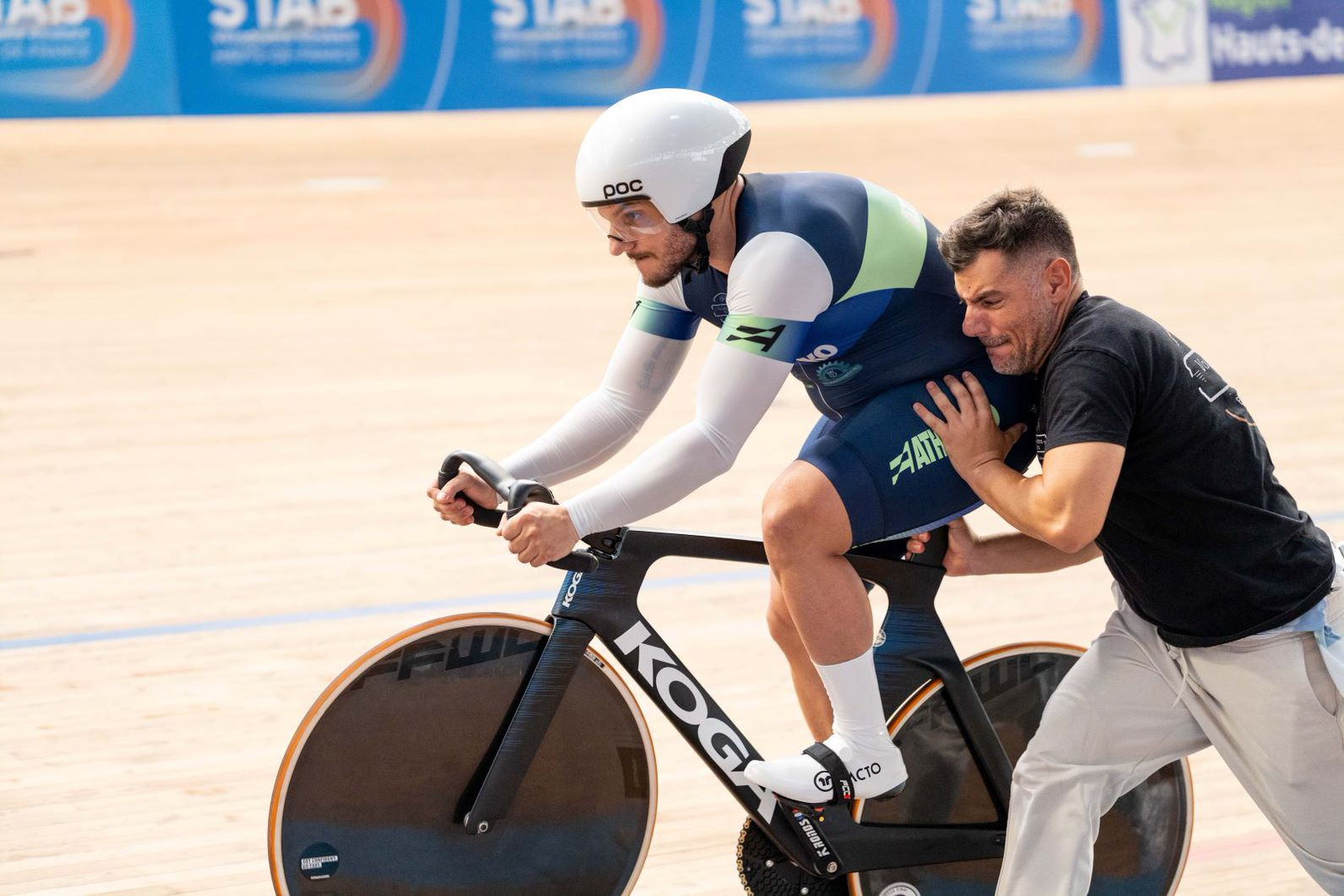 Ελληνική Συμμετοχή στο Παγκόσμιο Πρωτάθλημα Ποδηλασίας Πίστας Masters France -Roubaix