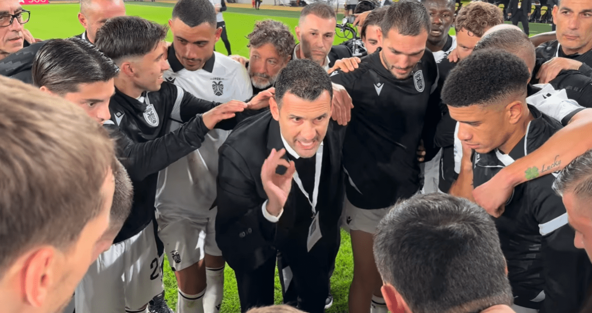 Η παθιασμένη ομιλία Καρυπίδη μετά το διπλό στη Νέα Φιλαδέλφεια (video)