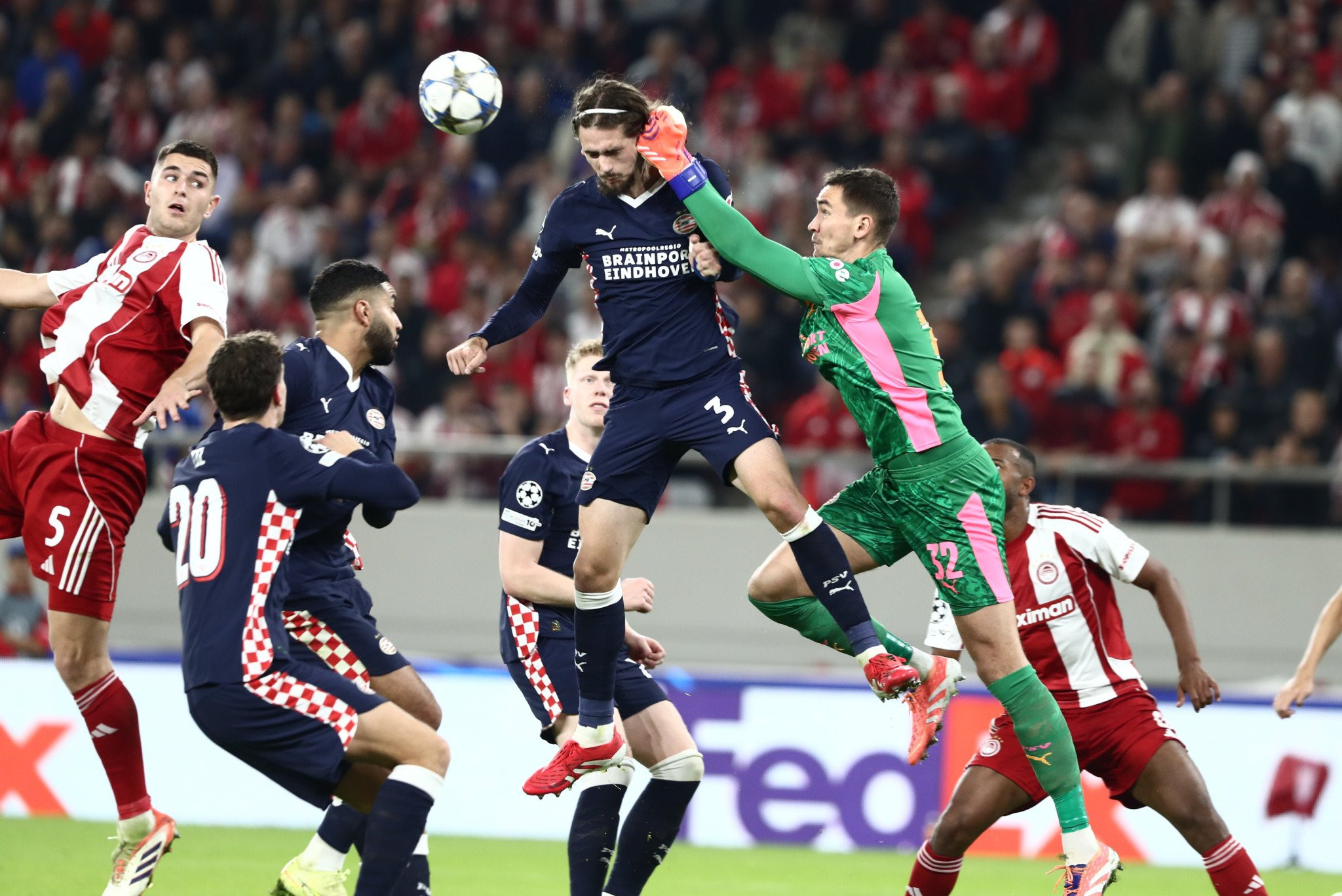 Η βαθμολογία του Champions League μετά την ισοπαλία του Ολυμπιακού με την Αϊντχόφεν