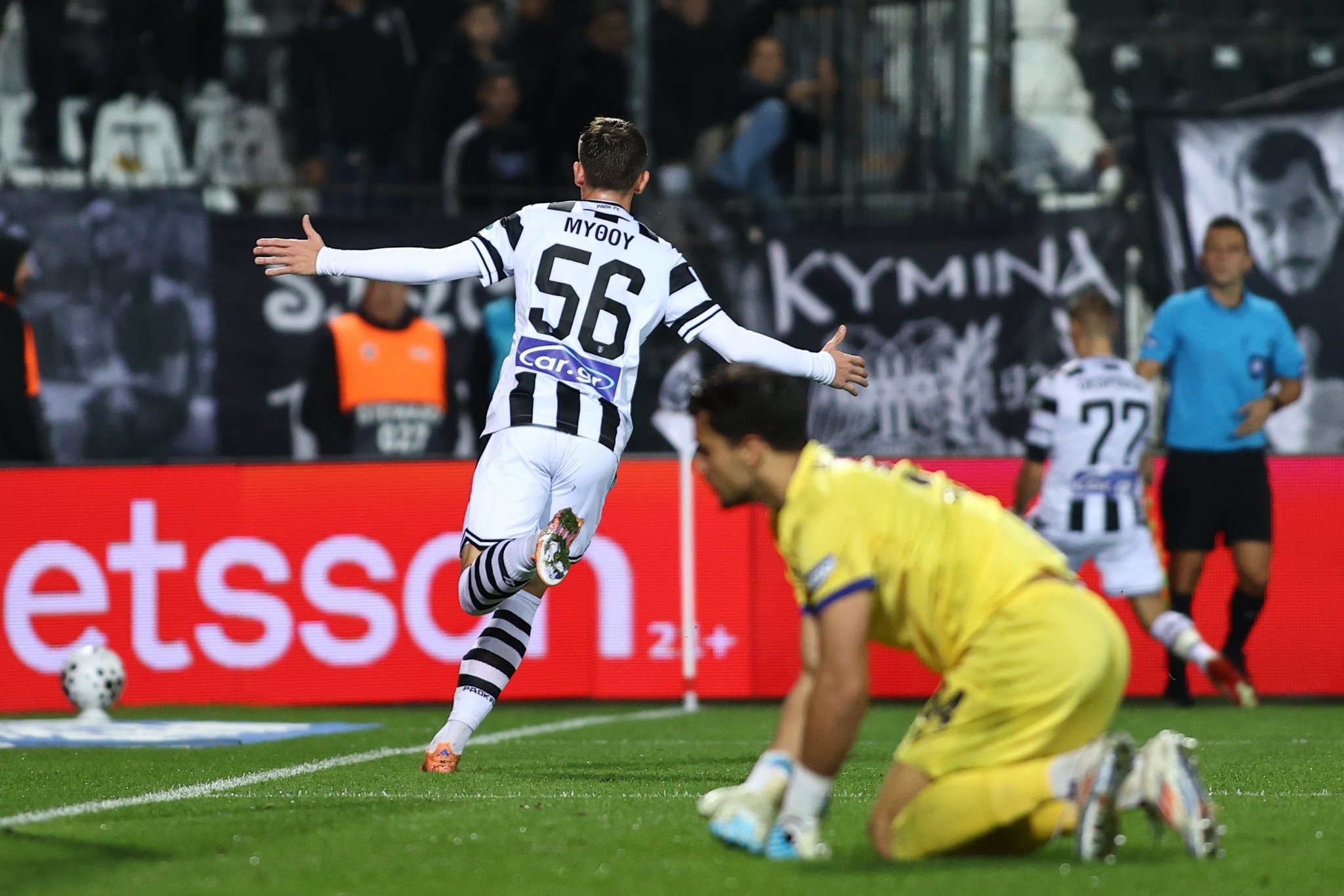 Πρώτο επίσημο γκολ του Μύθου με τον ΠΑΟΚ ήρθε με υπέροχο τελείωμα στο ματς με την ΑΕΛ (video)