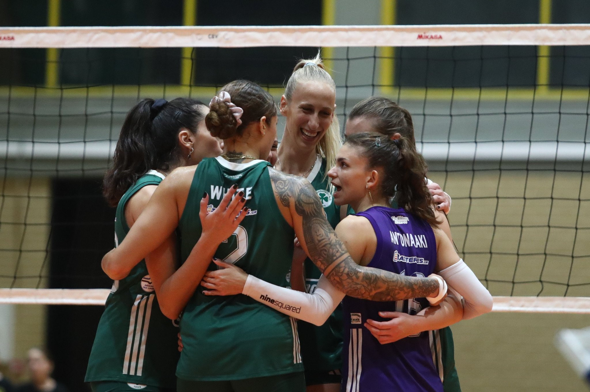 Volley League Γυναικών: Ο Παναθηναϊκός στην κορυφή - Ο Ολυμπιακός επέστρεψε στις νίκες