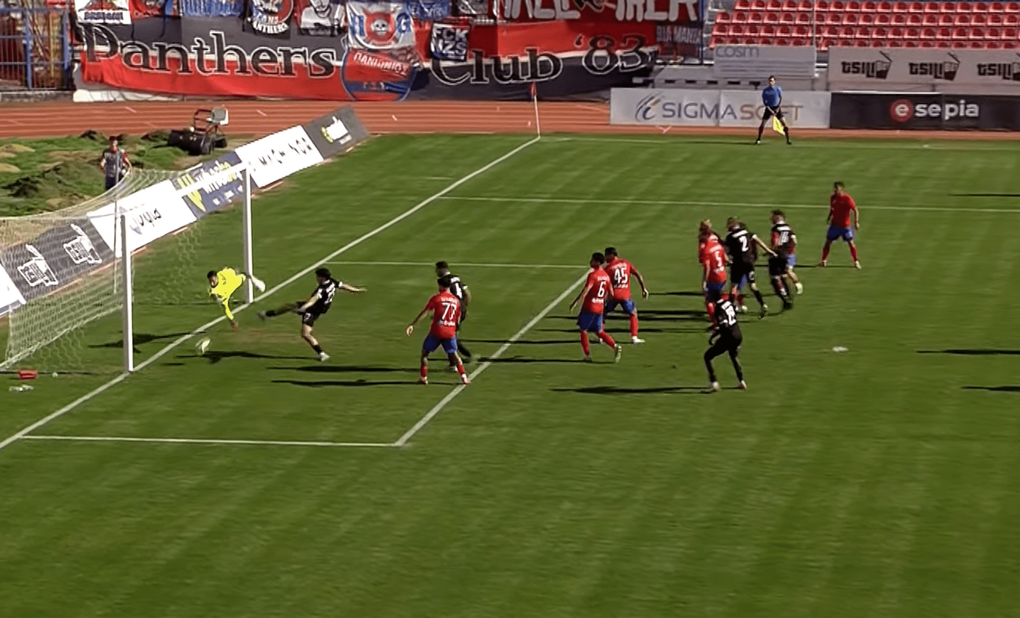 Το δοκάρι της Καλαμάτας με την κεφαλιά του Βαφέα (video)