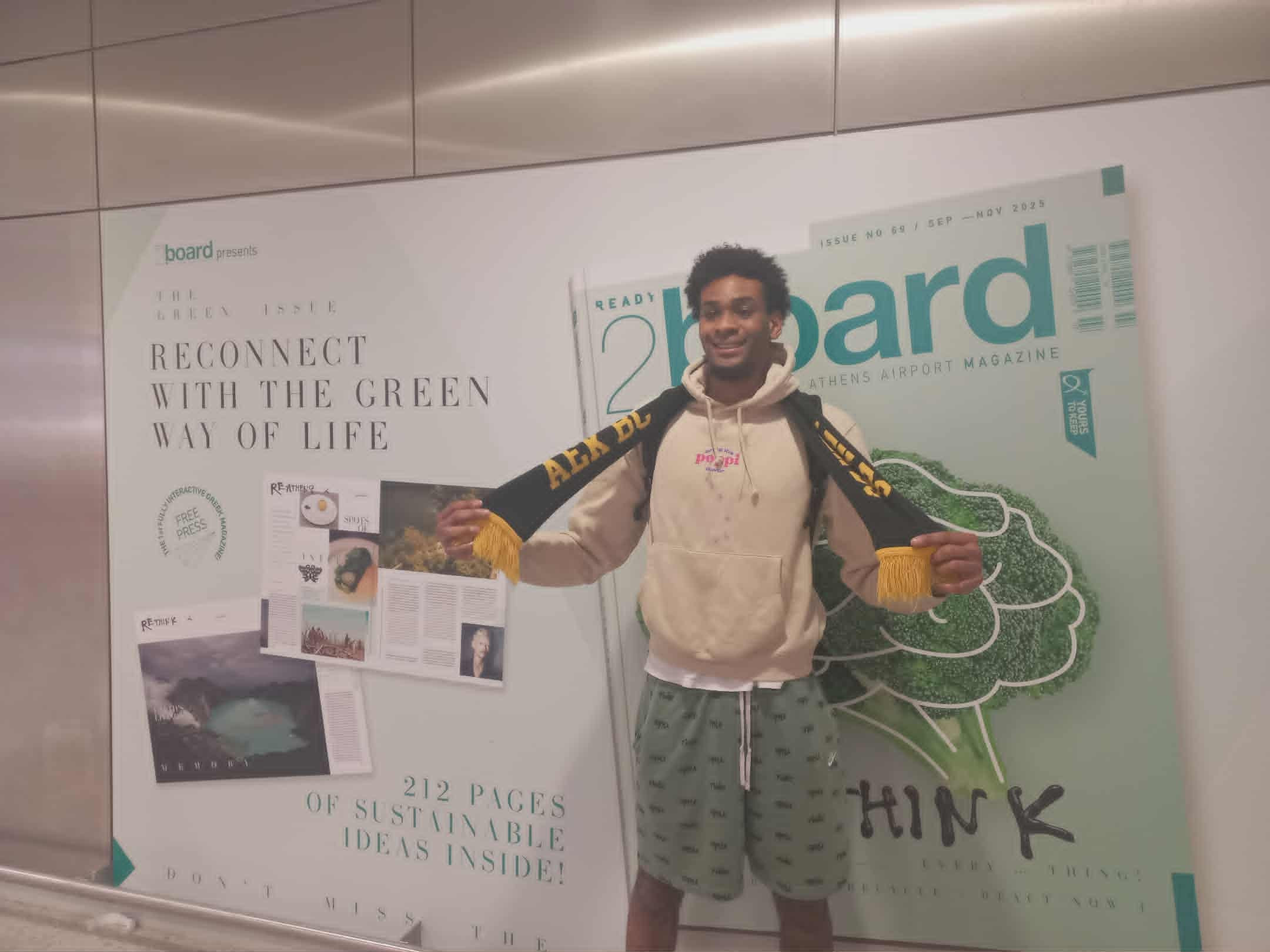 Ο Γκρεγκ Μπράουν στο Athletiko: «Θέλω να κάνω τη διαφορά στην ΑΕΚ» (video)