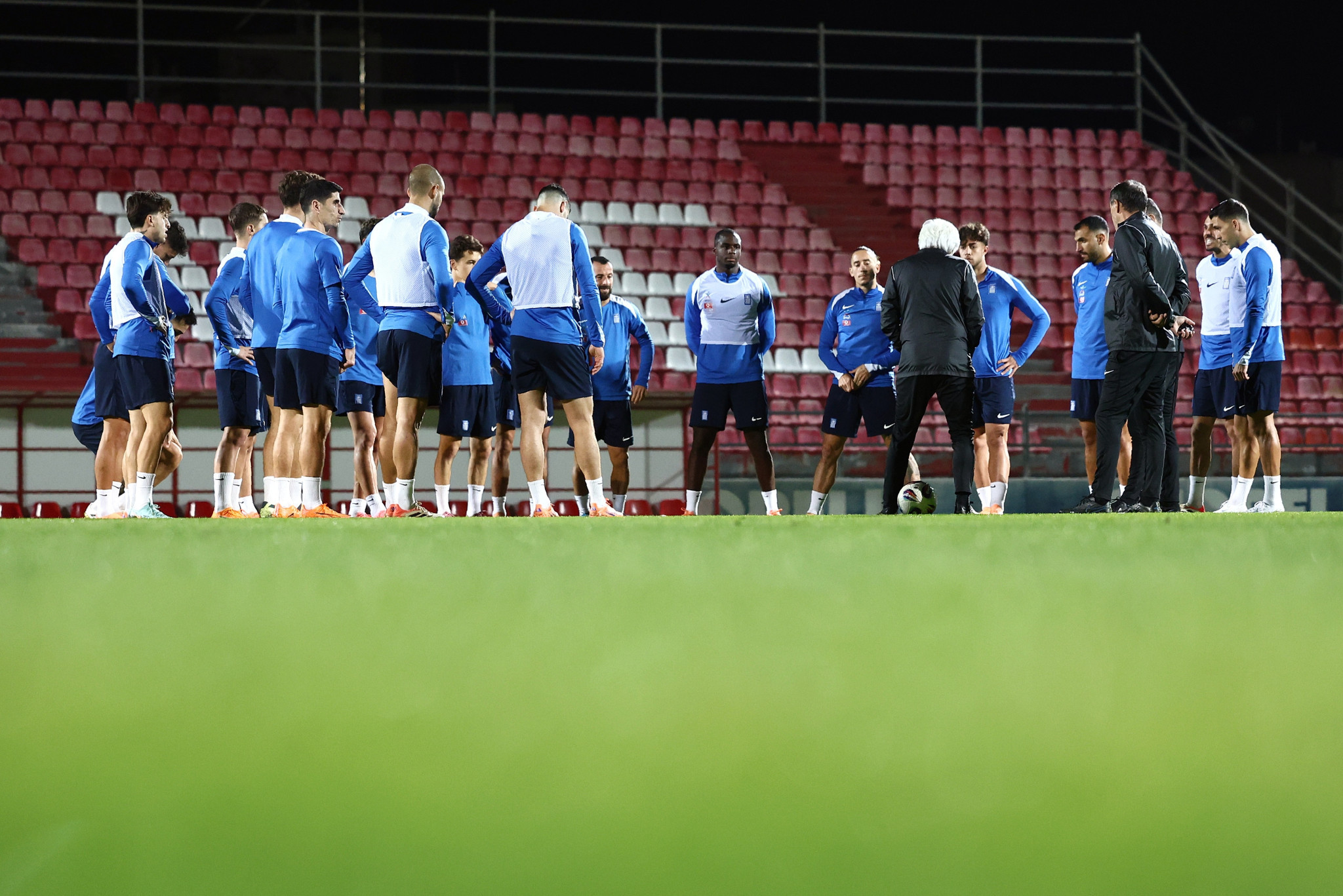 Χωρίς προβλήματα η προπόνηση της Εθνικής Ελλάδας εν όψει Σκωτίας