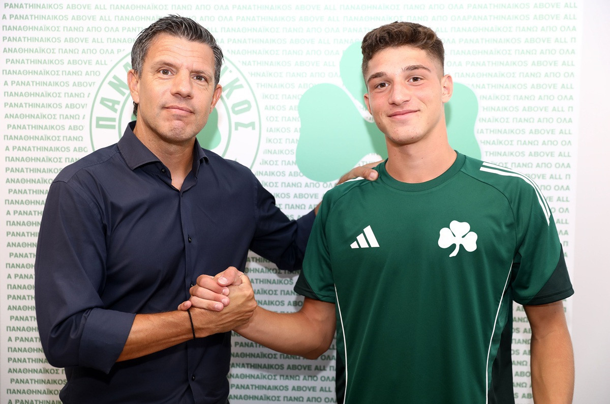 Παναγιώτης Φώτης: Το «κανόνι» της Κ17 του Παναθηναϊκού έγινε επαγγελματίας μόλις στα 15 του