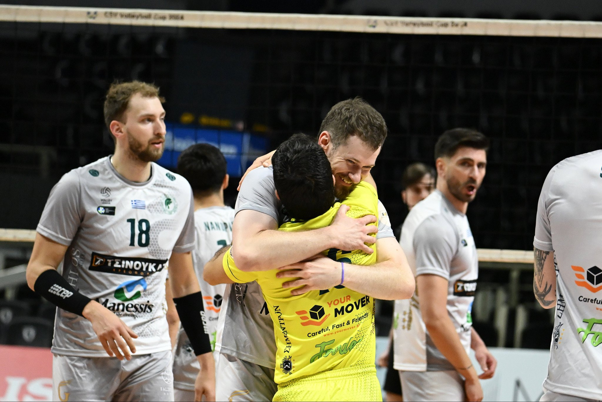 Ο Μίλωνας έκανε το 3/3 με «διπλό» κόντρα στον ΠΑΟΚ και με 37-35 στο τρίτο σετ (videos)