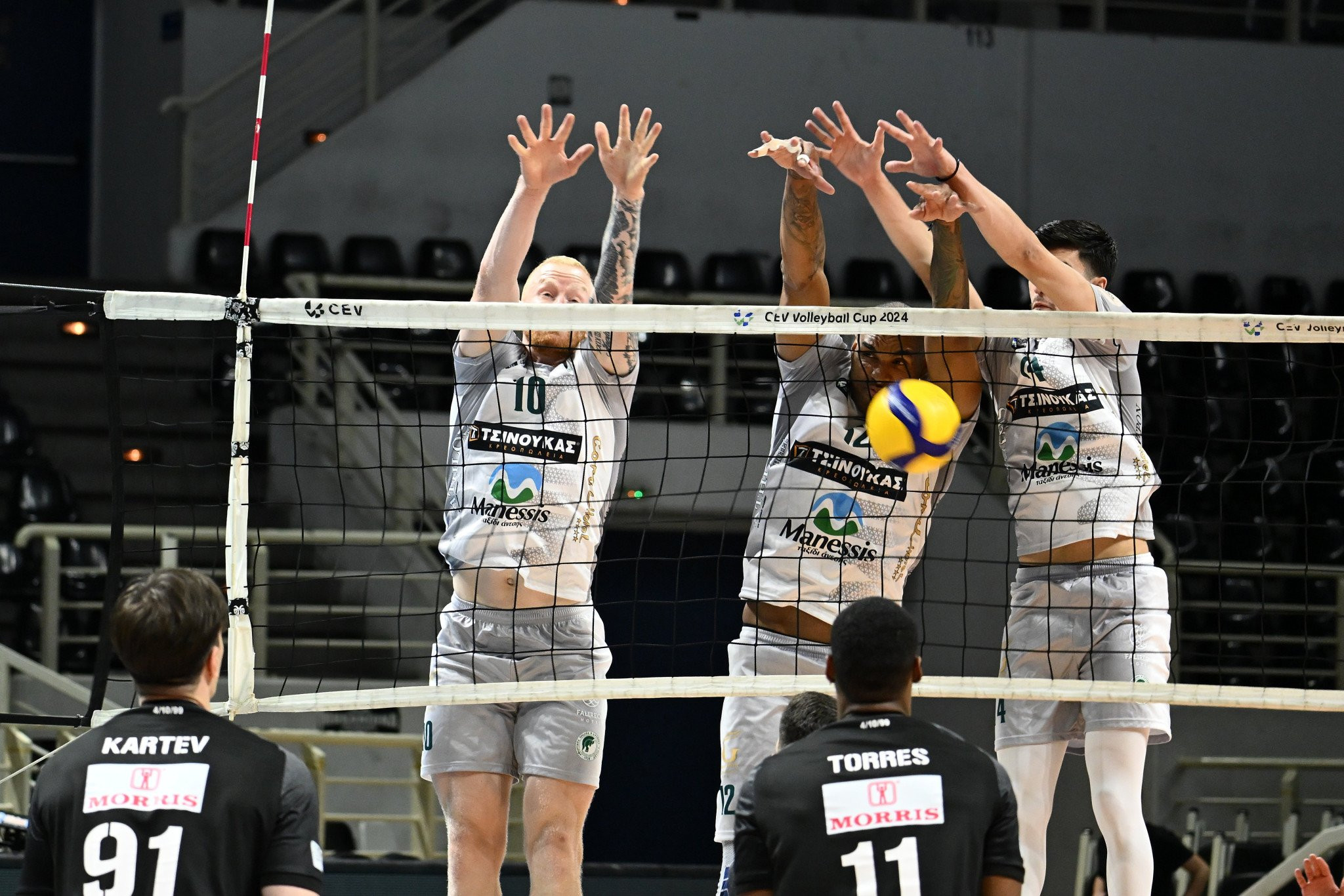 Volley League: Ο Μίλωνας πήρε το «διπλό» στον ΠΑΟΚ κι ο Πανιώνιος έγραψε ιστορία στη 3η αγωνιστική