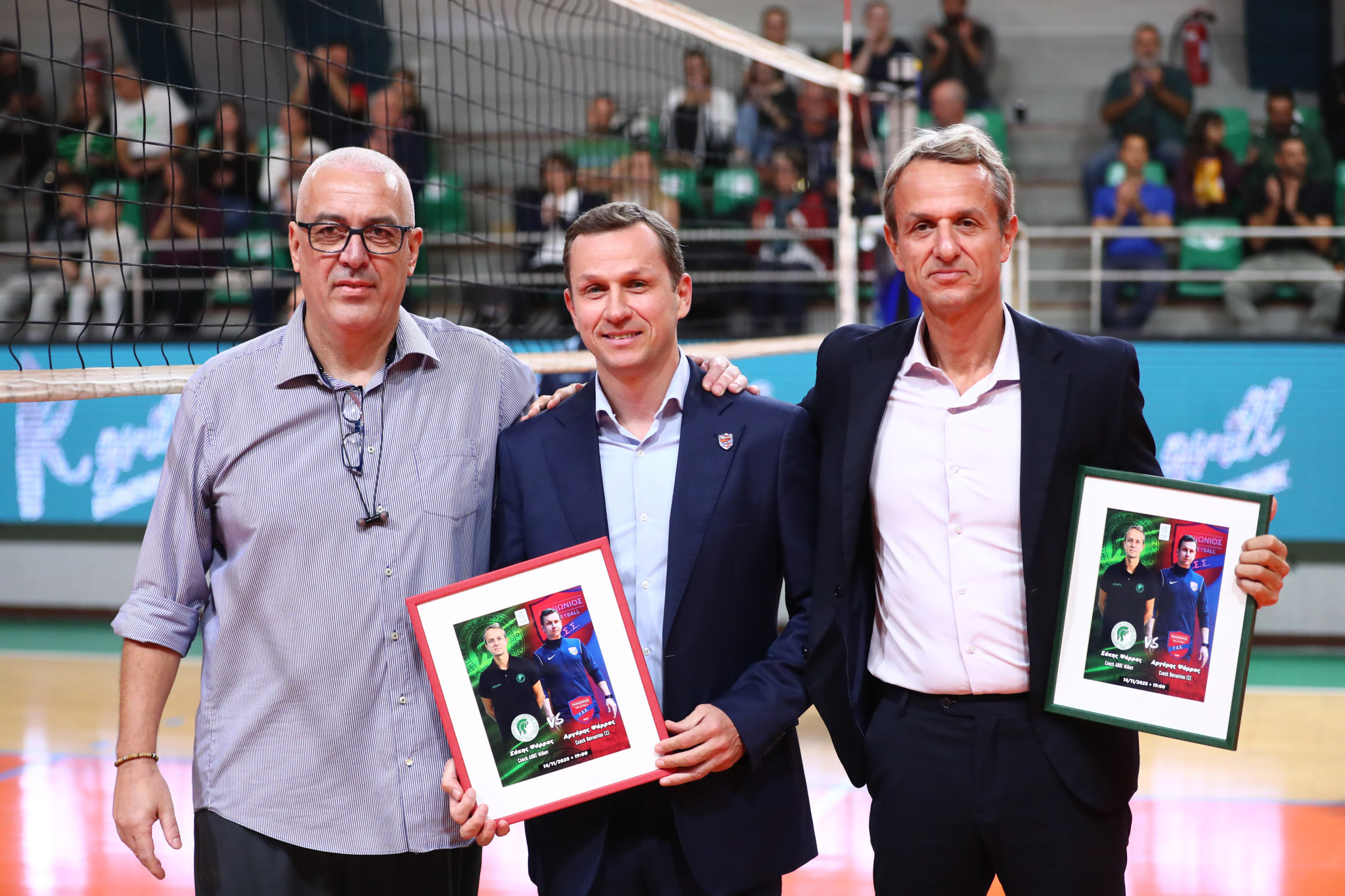 Η βράβευση των αδερφών Ψάρρα - Πρώτη φορά αντίπαλοι στη Volley League