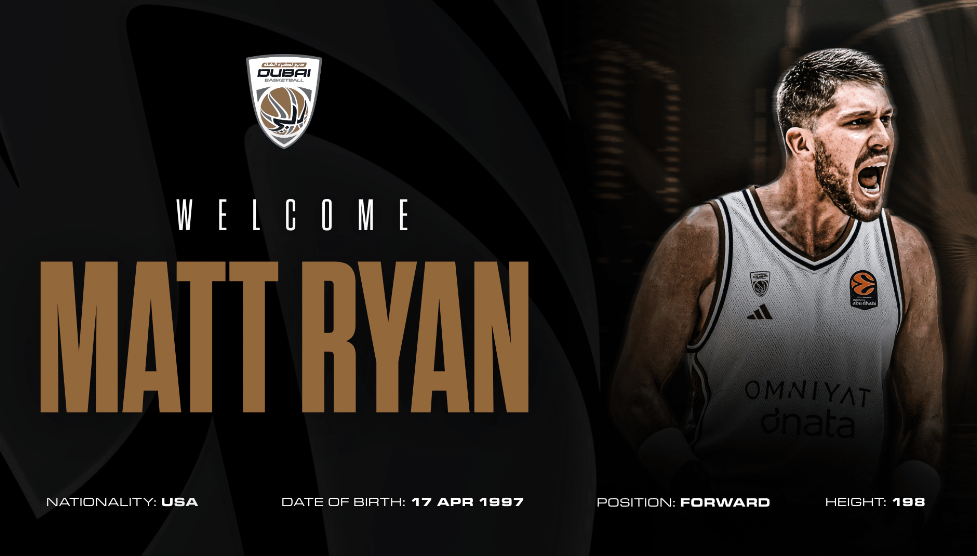 Ενίσχυση με Ματ Ράιαν στην Dubai BC