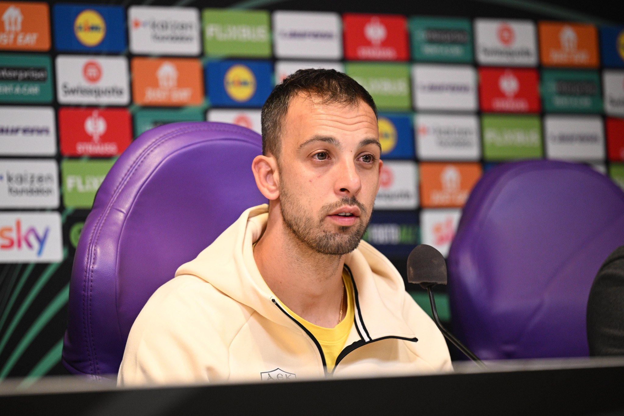 Μπρινιόλι: «Τα αποτελέσματα στην ΑΕΚ είναι πολύ καλά μέχρι στιγμής»