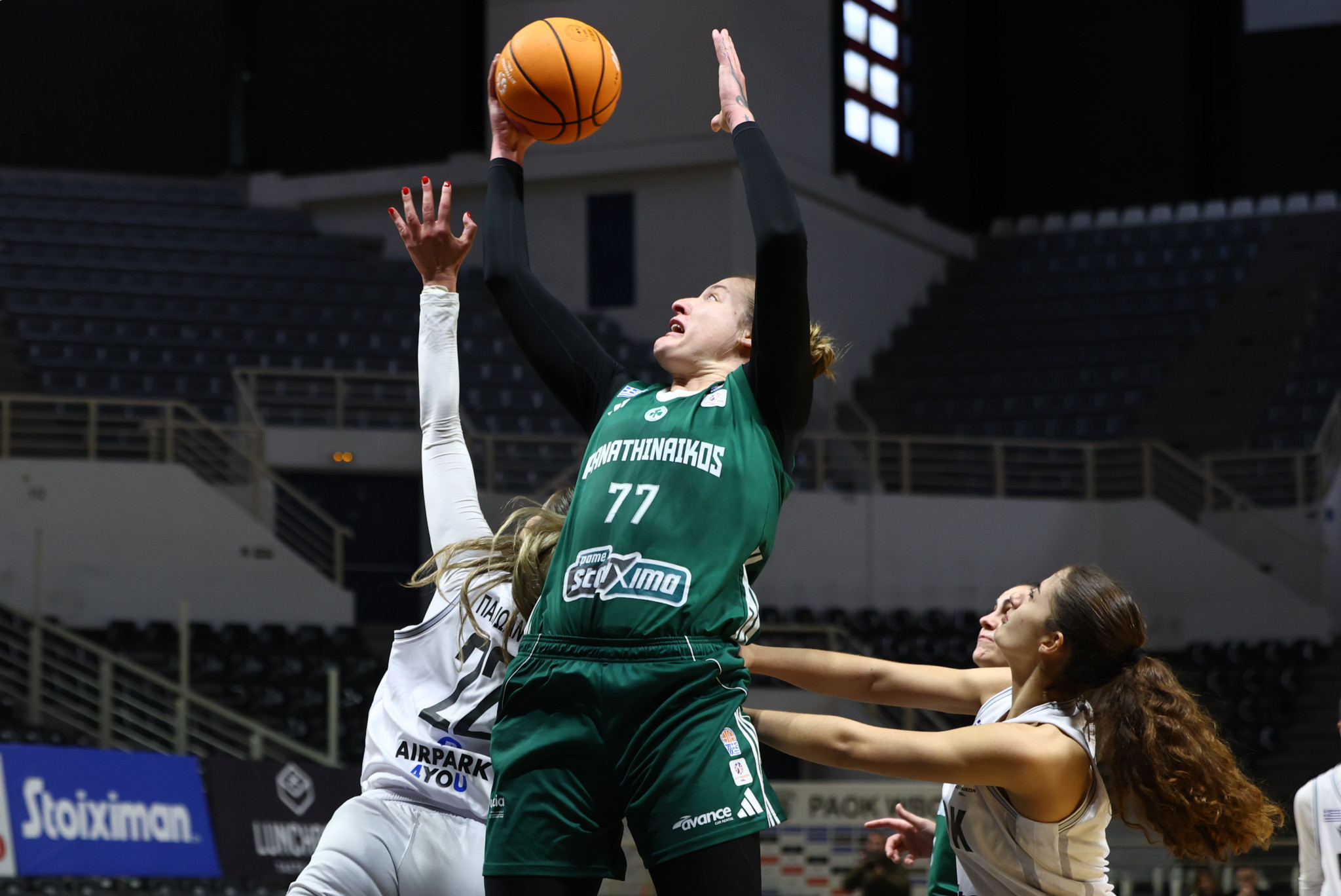 Ο Παναθηναϊκός επιβλήθηκε του ΠΑΟΚ στην Α1 Γυναικών και παρέμεινε αήττητος