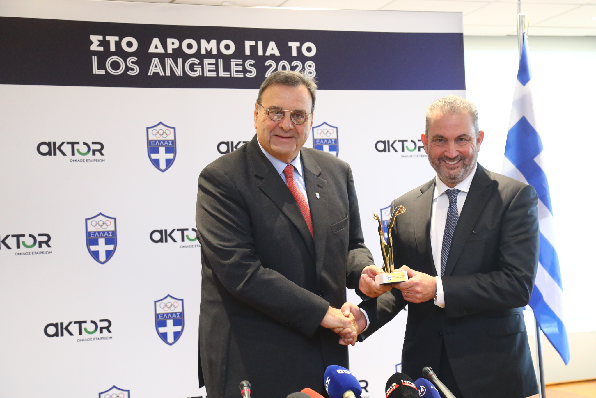 Κούβελος για τη χορηγία της AKTOR: «Ισχυρή ψήφος εμπιστοσύνης προς την Ολυμπιακή οικογένεια»
