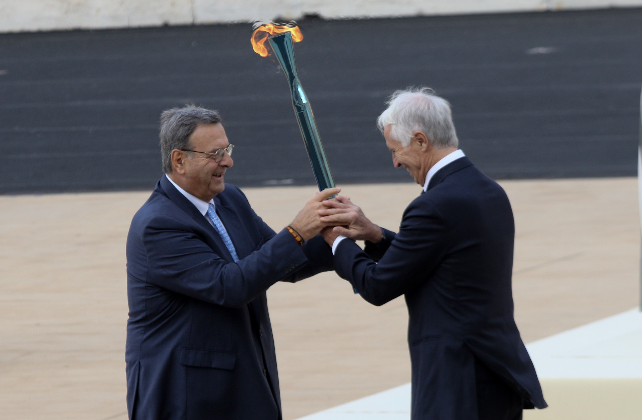 Η Ολυμπιακή Φλόγα ξεκίνησε από το Παναθηναϊκό Στάδιο το ταξίδι της για την Ιταλία