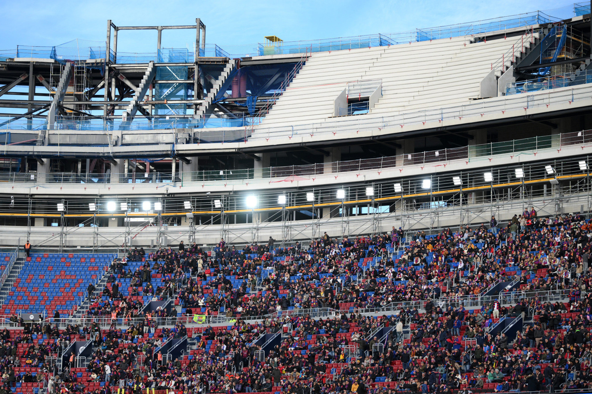 Οι εργασίες συνεχίζονται - Το τμήμα του «Καμπ Νου» που είναι ακόμα γιαπί