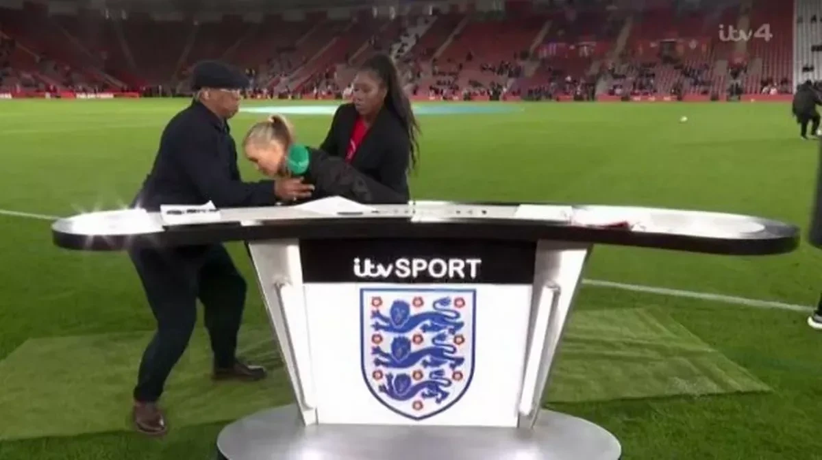 Δημοσιογράφος λιποθύμησε σε ζωντανή μετάδοση ποδοσφαίρου (video)