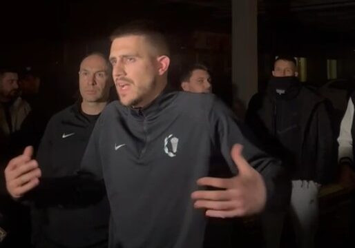 Απάντησε ο Μαρίνκοβιτς στους οπαδούς της Παρτίζαν: «Ξέρετε με ποιανού το μέρος είμαστε» (video)