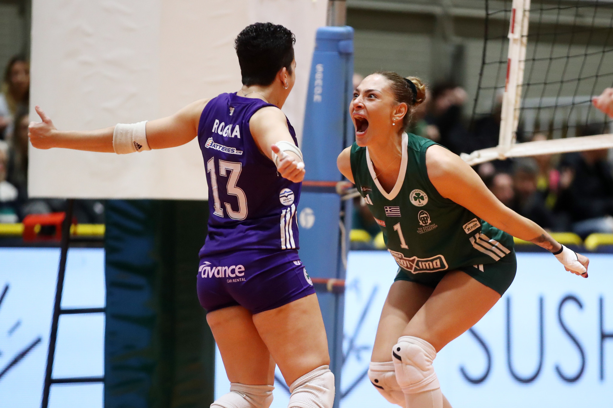 Ο Παναθηναϊκός έκλεισε την έκτη αγωνιστική της Volley League Γυναικών με νίκη κόντρα στον ΠΑΟΚ