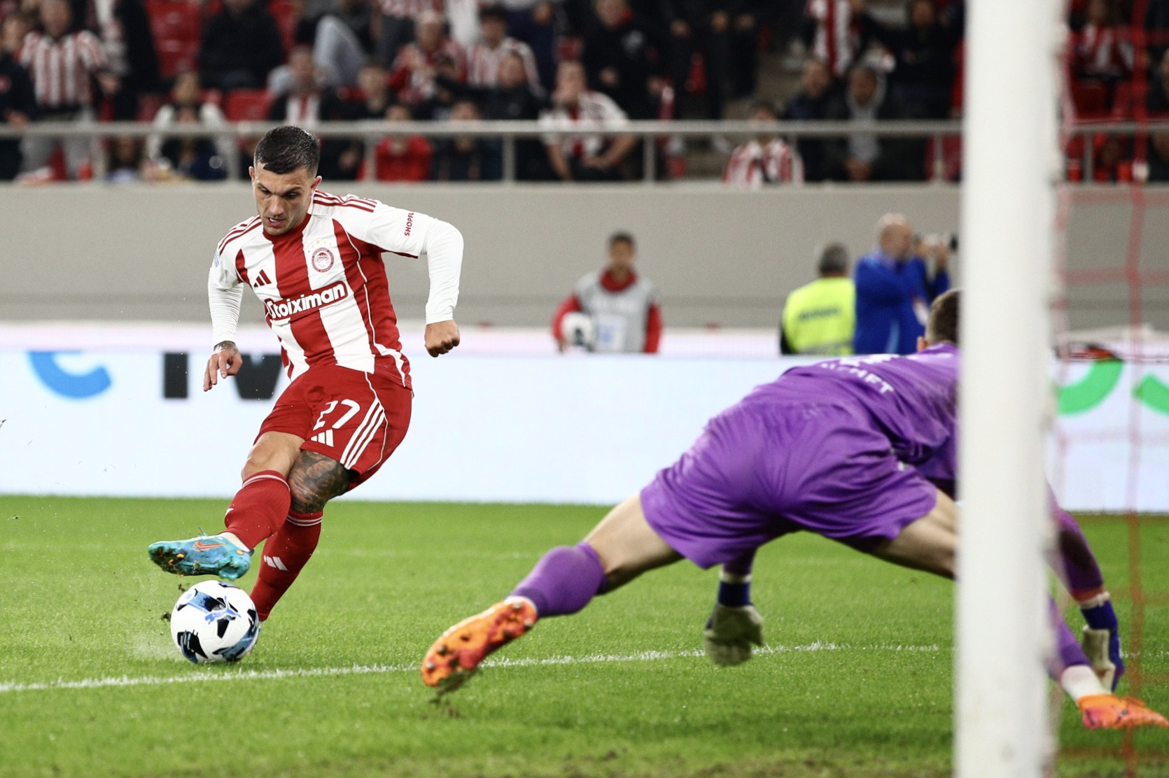 Το πρώτο γκολ του Στρεφέτσα με τη φανέλα του Ολυμπιακού  (video)