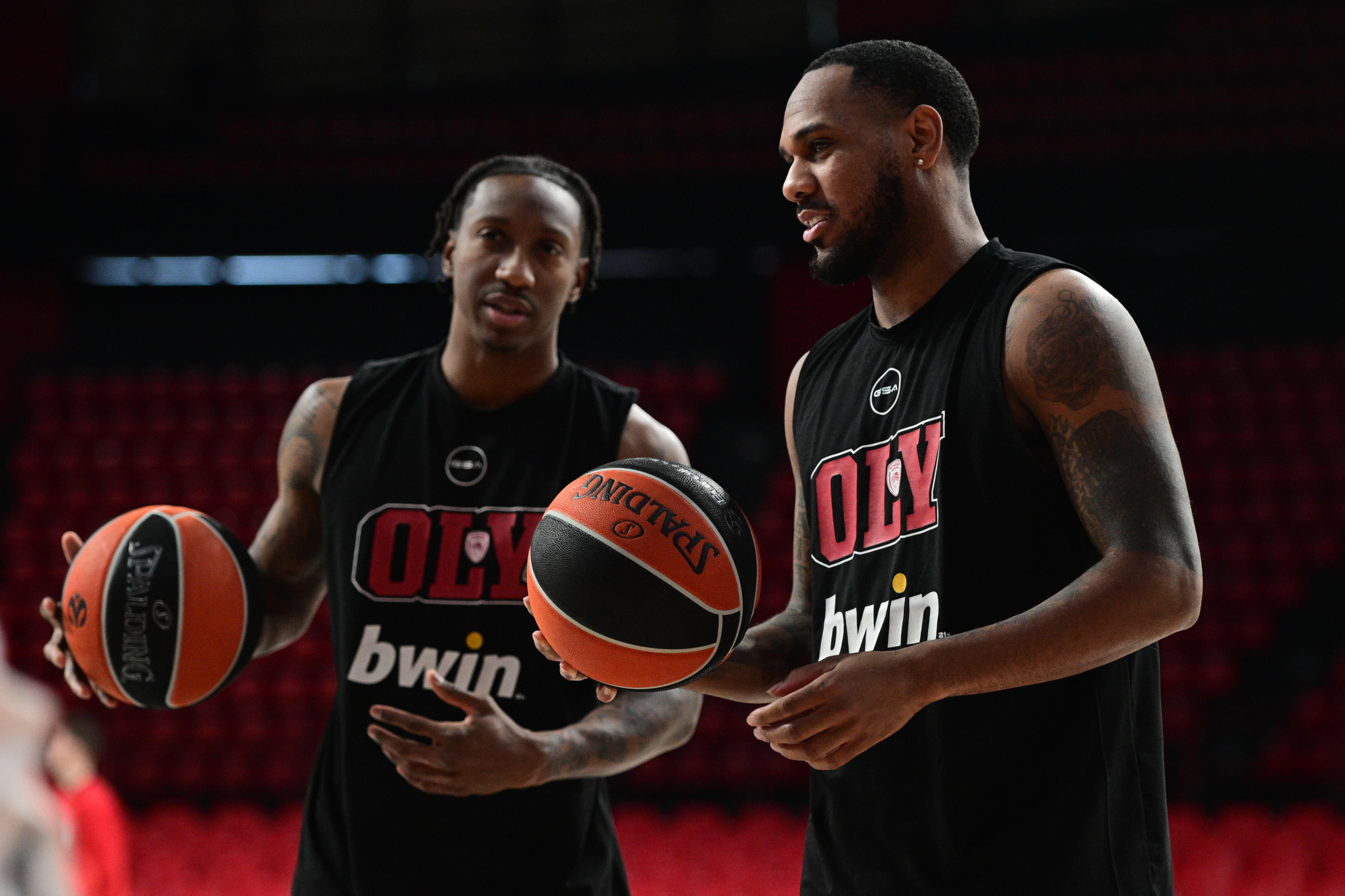 Η πρώτη ομαδική προπόνηση του Μόντε Μόρις με τον Ολυμπιακό