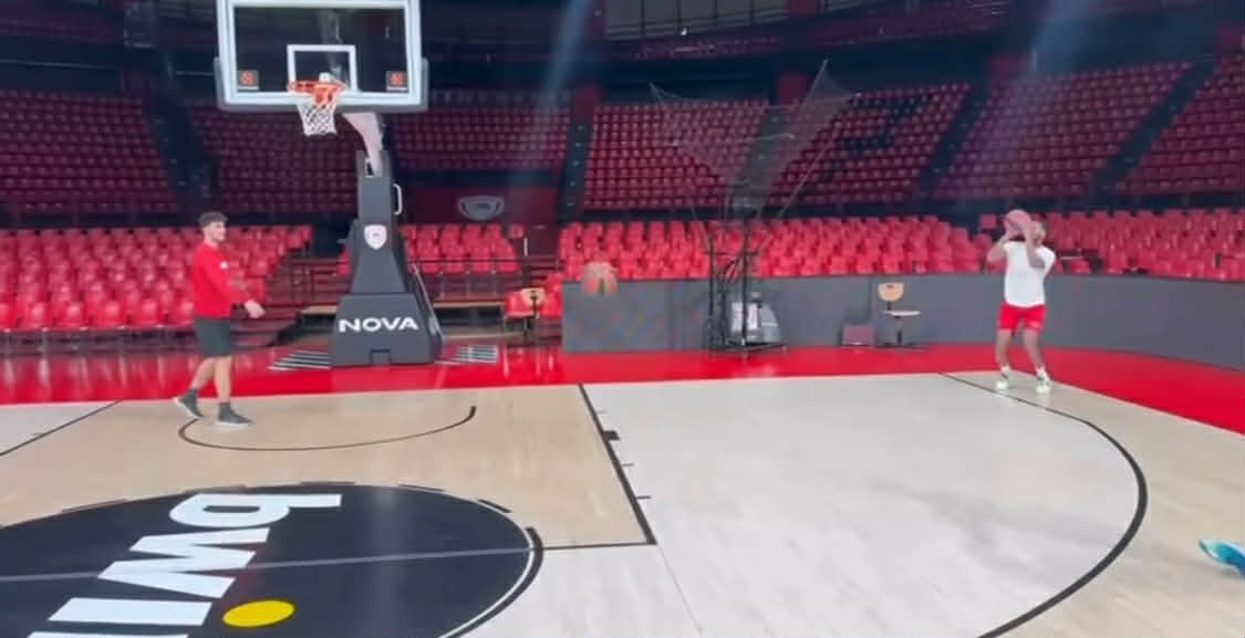 Το 'πε και το 'κανε: Ο Μόντε Μόρις πήγε στο ΣΕΦ για σουτ