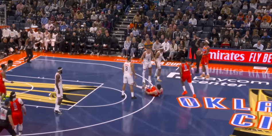 Χάος στην Οκλαχόμα: Ο Άλεν γκρέμισε τον Χόλμγκρεν και αποβλήθηκε (video)