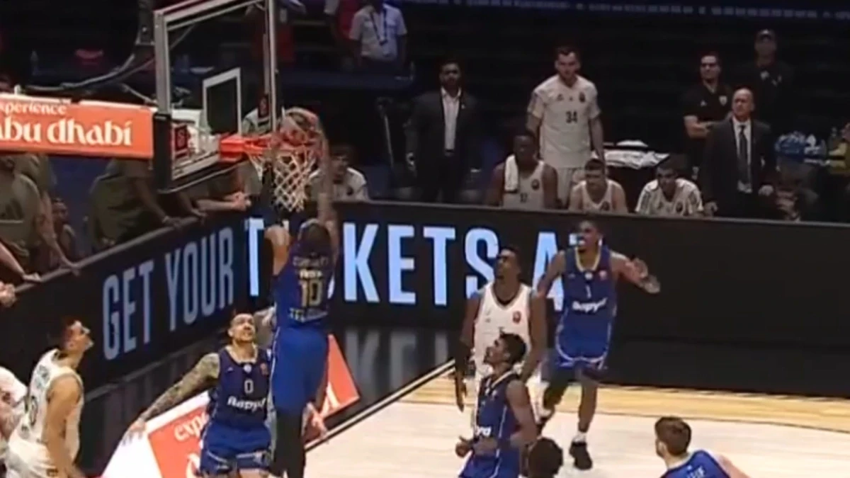 Μπρισέτ στο φινάλε: Το κάρφωμα που στο φίνάλε έδωσε τη νίκη στη Μακάμπι κόντρα στην Dubai BC (video)