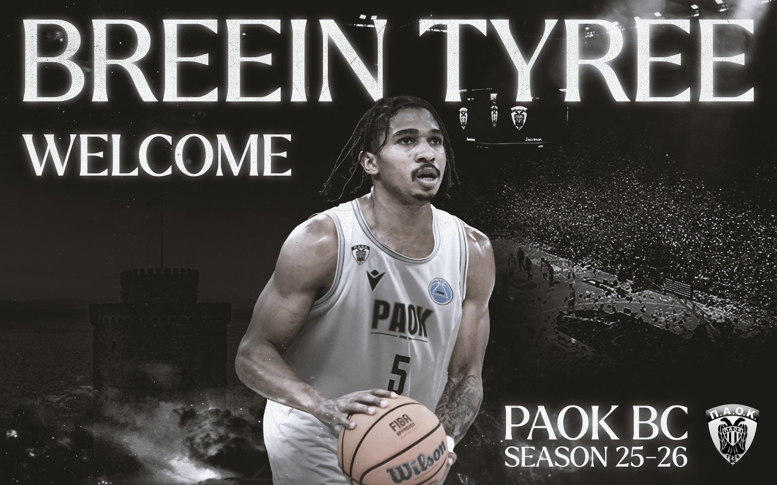 Ο ΠΑΟΚ ανακοίνωσε την απόκτηση του Μπριν Ταϊρί