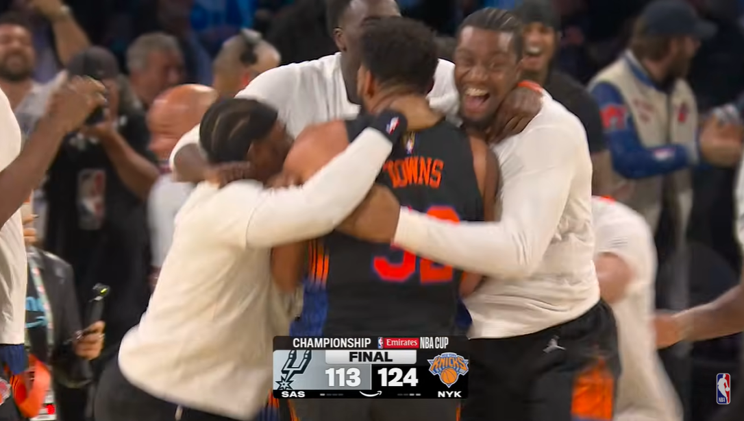 Το φινάλε του τελικού: Έτσι κατέκτησαν το NBA Cup οι Νικς (video)