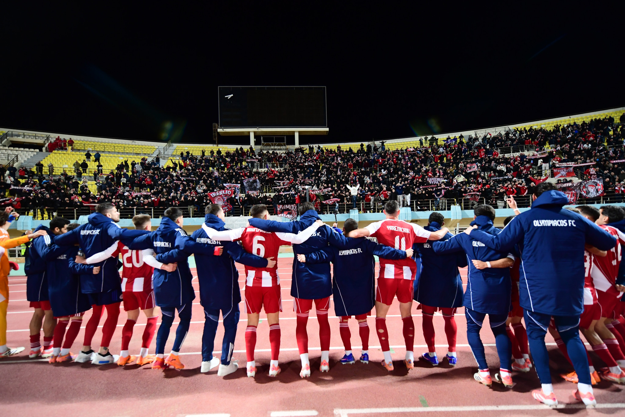 Ολυμπιακός: «Η στήριξη του κόσμου ήταν απίστευτη για ακόμα μια φορά»
