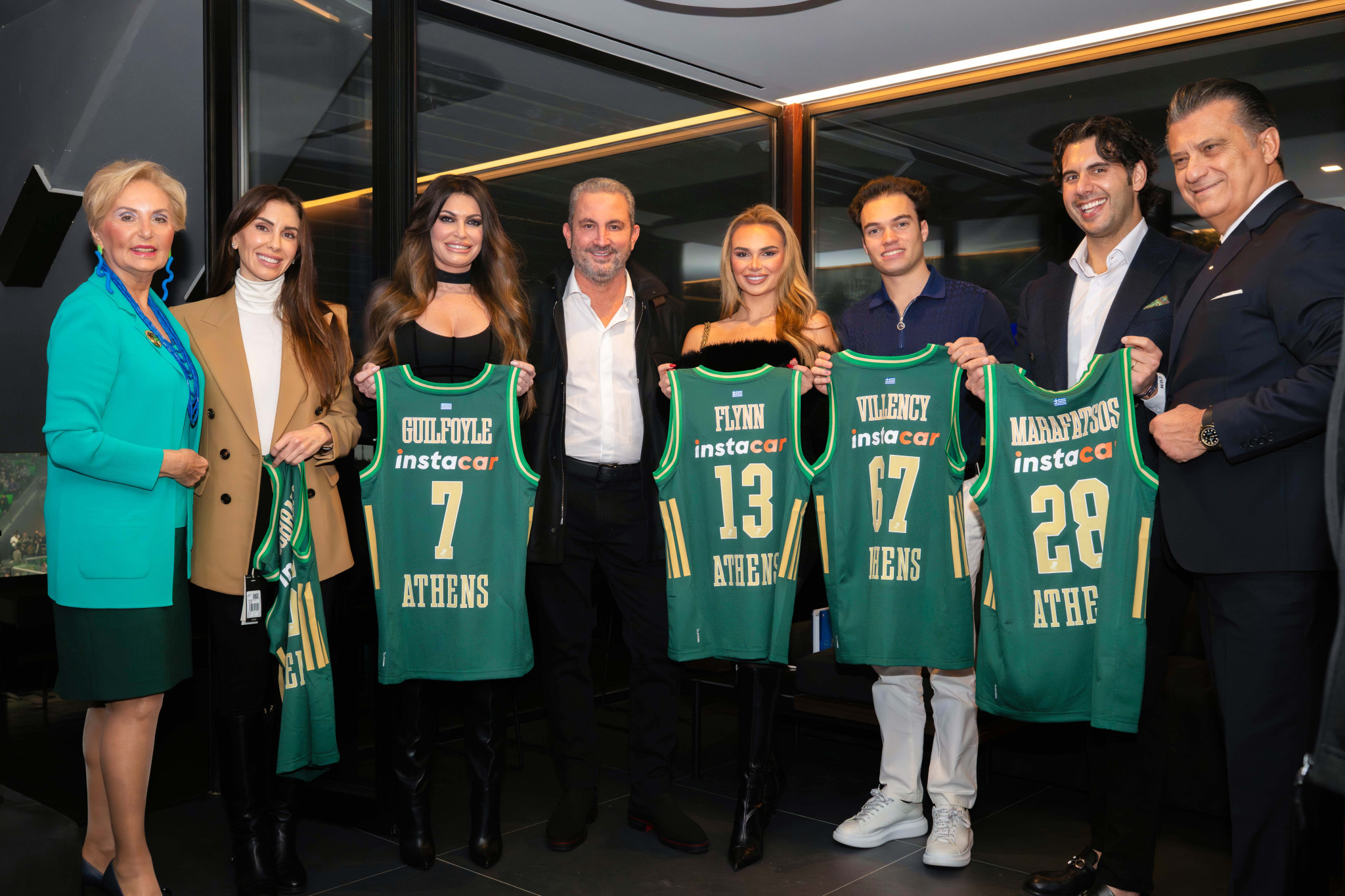 Η Κίμπερλι Γκίλφοϊλ στο ΟΑΚΑ στο παιχνίδι του Παναθηναϊκού Aktor με την Χάποελ Τελ Αβιβ (photos)